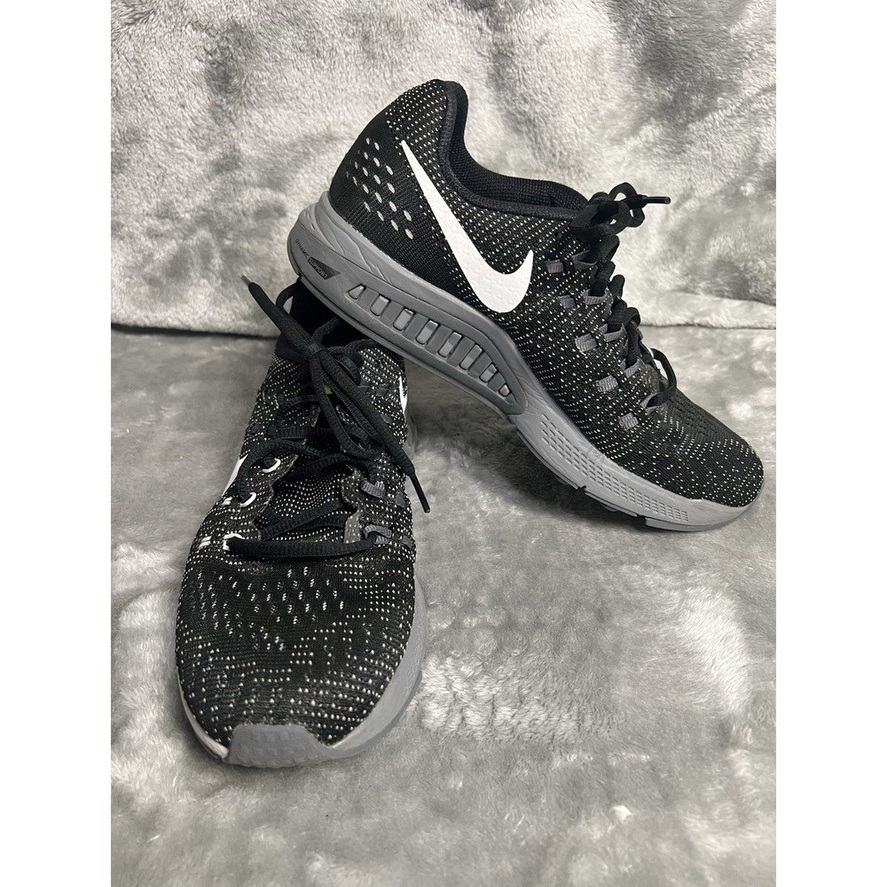 Nike Air Zoom Structure 19 Men's Running Sneaker Black/White/Gray 806584-001 - Picture 7 of 10